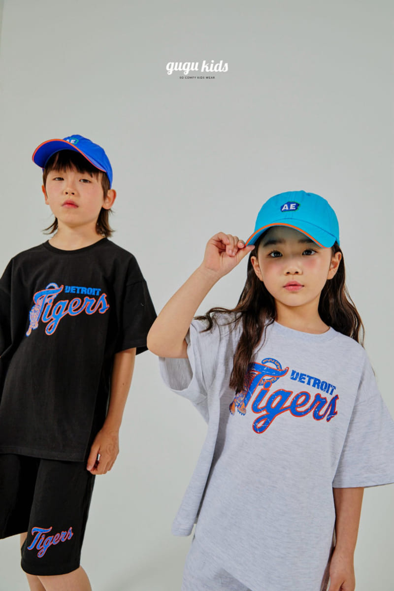 Gugu Kids - Korean Children Fashion - #kidzfashiontrend - Tiger Top Bottom Set - 10