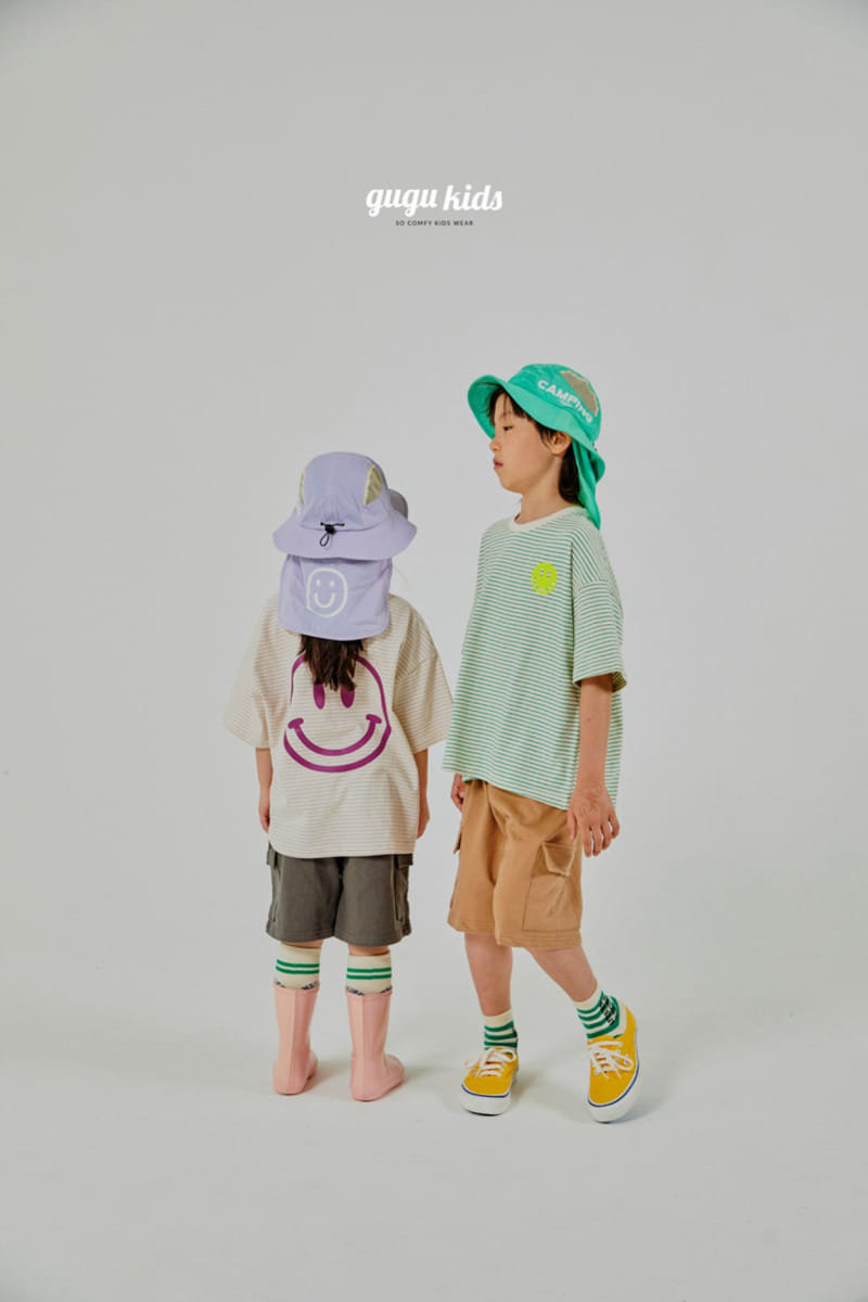 Gugu Kids - Korean Children Fashion - #littlefashionista - Smile Cilt ST Tee - 3