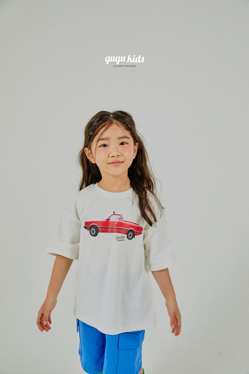 Gugu Kids - Korean Children Fashion - #magicofchildhood - Vintage Old Car Tee - 9