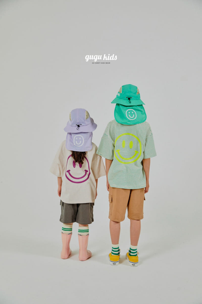 Gugu Kids - Korean Children Fashion - #minifashionista - Smile Cilt ST Tee - 5