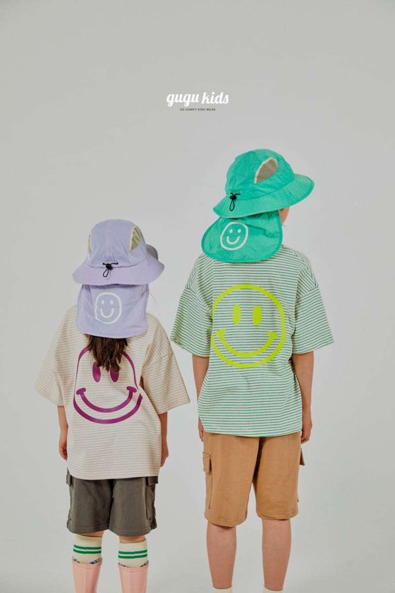 Gugu Kids - Korean Children Fashion - #prettylittlegirls - Smile Cilt ST Tee - 6