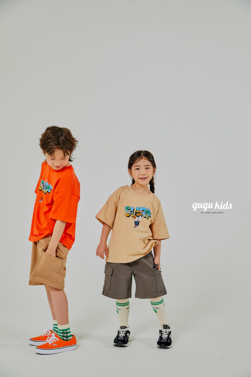 Gugu Kids - Korean Children Fashion - #stylishchildhood - Surf Bear Tee - 10