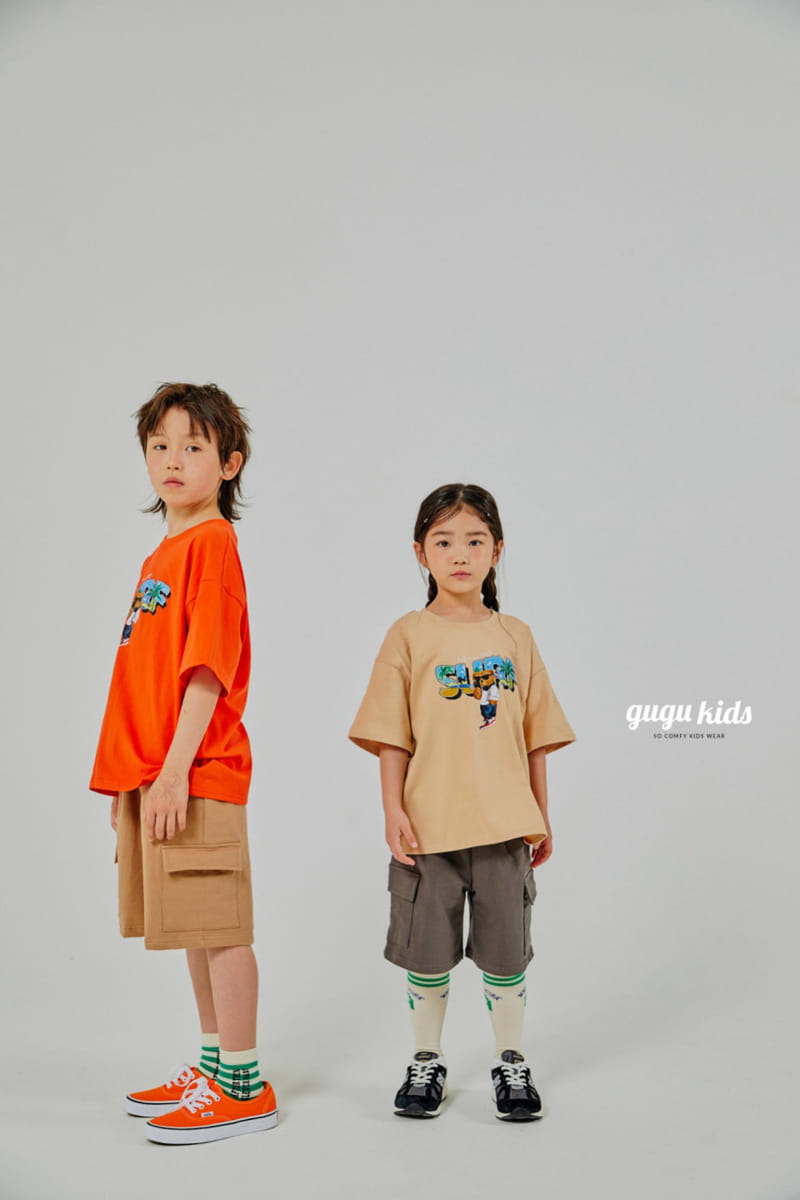 Gugu Kids - Korean Children Fashion - #todddlerfashion - Surf Bear Tee - 8