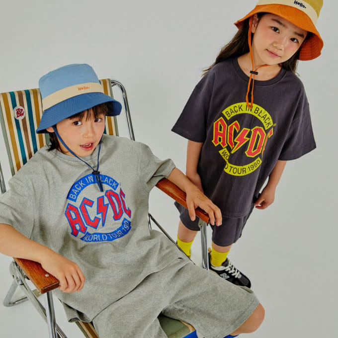 Gugu Kids - Korean Children Fashion - #todddlerfashion - ACDC Top Bottom Set