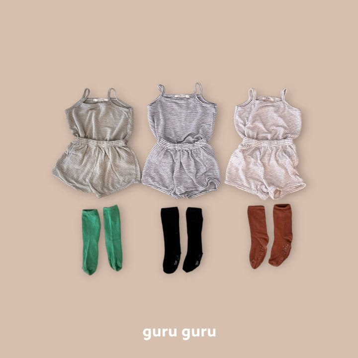 Guru Guru - Korean Baby Fashion - #babyootd - Elly Top Bottom Set