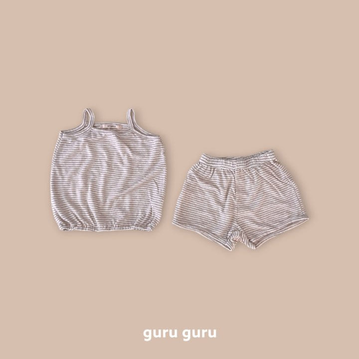 Guru Guru - Korean Baby Fashion - #onlinebabyshop - Elly Top Bottom Set - 6