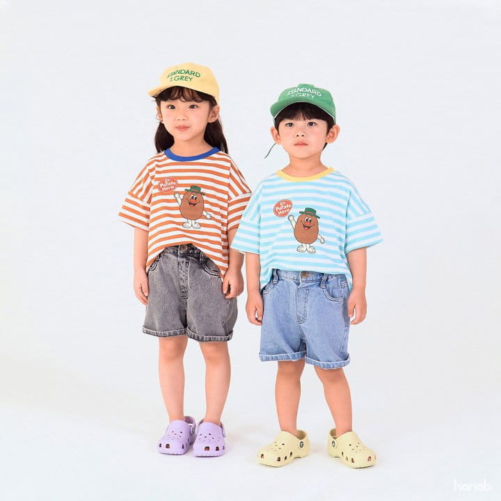 Hanab - Korean Children Fashion - #childofig - Denim Shorts - 5