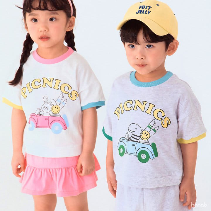 Hanab - Korean Children Fashion - #childofig - Picnic Top Bottom Set - 5