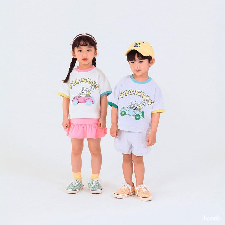 Hanab - Korean Children Fashion - #childofig - Picnic Top Bottom Set - 6