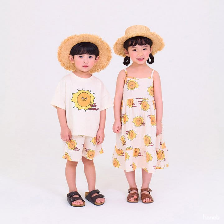 Hanab - Korean Children Fashion - #childrensboutique - Sun Top Bottom Set - 9