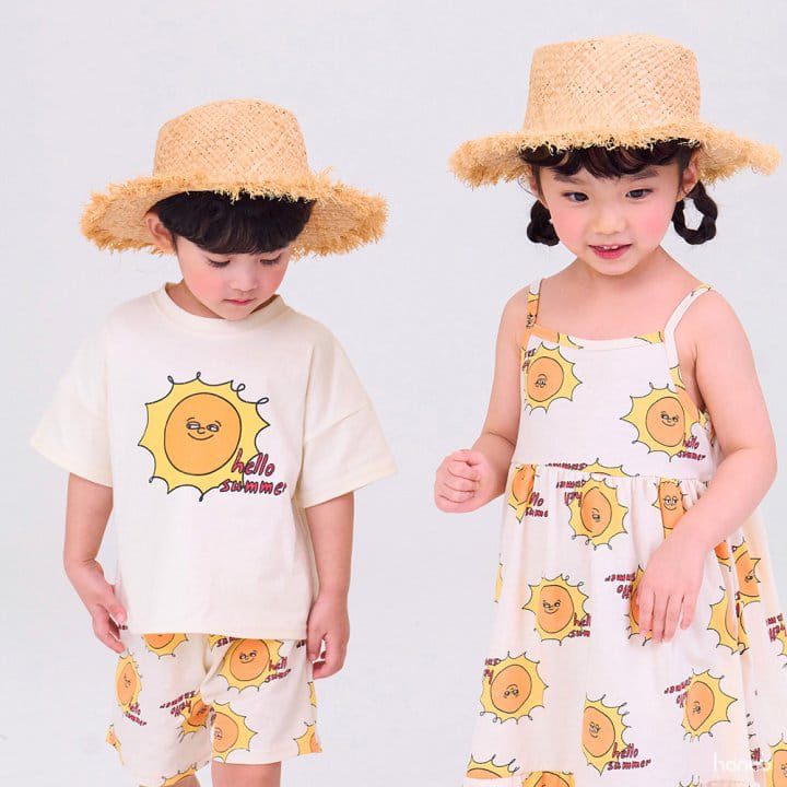 Hanab - Korean Children Fashion - #designkidswear - Sun Top Bottom Set - 10