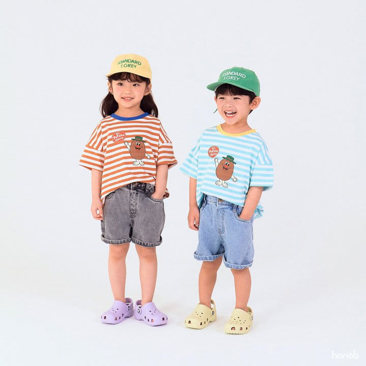 Hanab - Korean Children Fashion - #discoveringself - Potato Short Sleeve Tee - 7