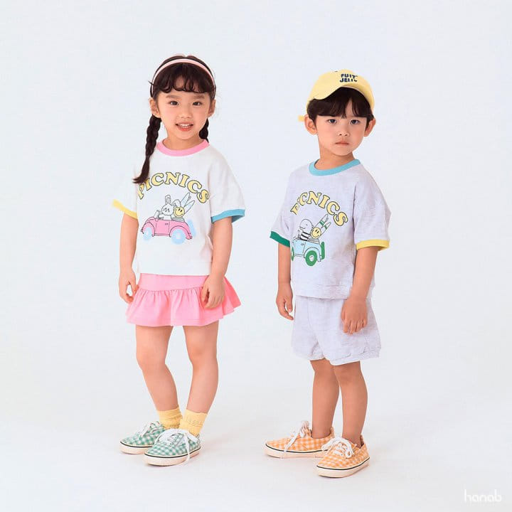 Hanab - Korean Children Fashion - #fashionkids - Picnic Top Bottom Set - 10