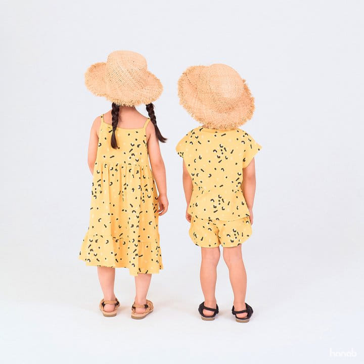 Hanab - Korean Children Fashion - #Kfashion4kids - Summer Leopard Top Bottom Set - 4