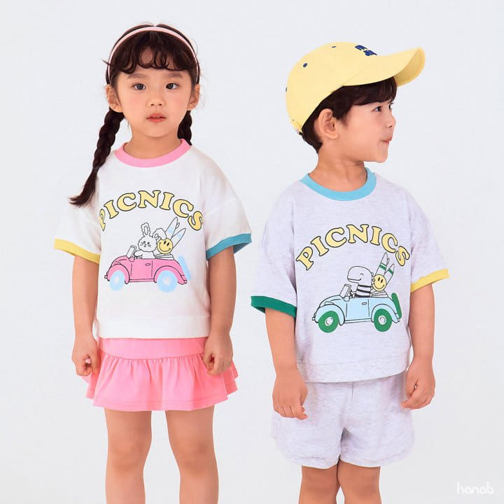 Hanab - Korean Children Fashion - #littlefashionista - Picnic Top Bottom Set