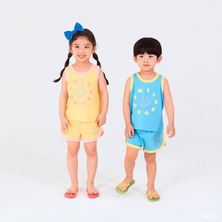 Hanab - Korean Children Fashion - #littlefashionista - Smile Song Top Bottom Set