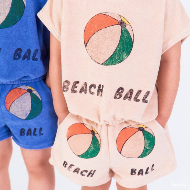 Hanab - Korean Children Fashion - #magicofchildhood - Beach Ball Top Bottom Set - 7