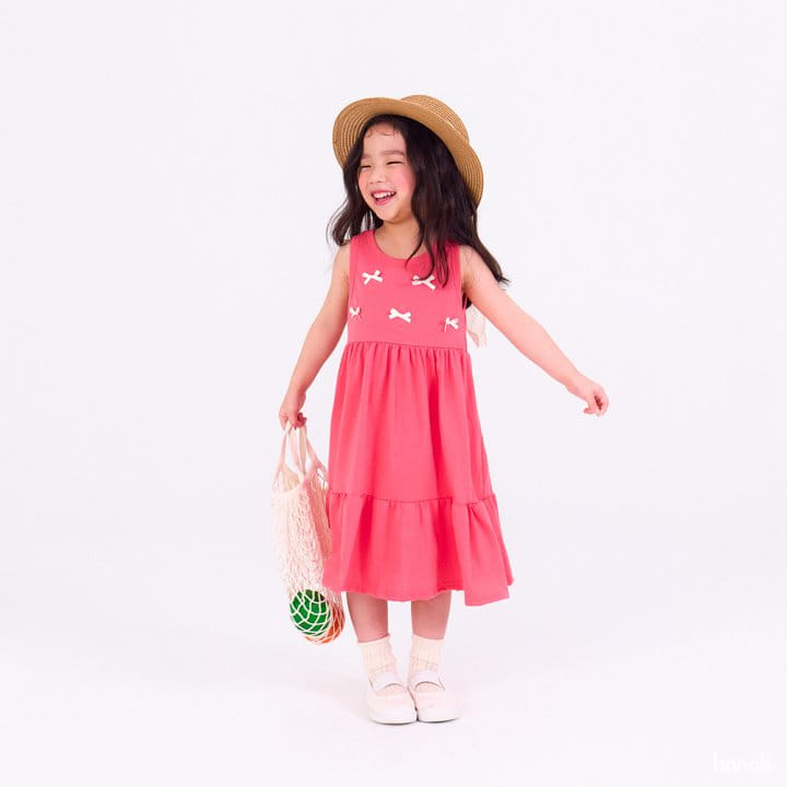 Hanab - Korean Children Fashion - #magicofchildhood - Ribbon Kan Kan One-Piece - 6