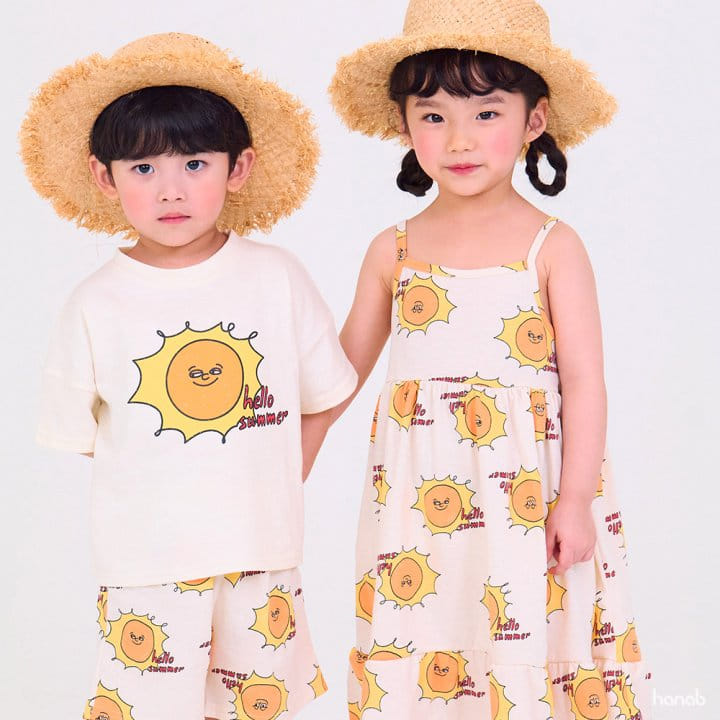 Hanab - Korean Children Fashion - #prettylittlegirls - Sun Top Bottom Set - 6