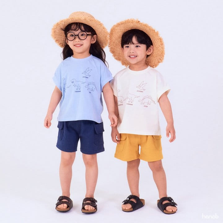 Hanab - Korean Children Fashion - #todddlerfashion - Simmer Dino Top Bottom Set