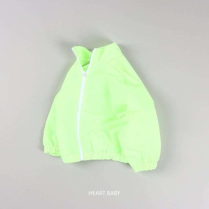 Heart Baby - Korean Children Fashion - #Kfashion4kids - Neon Windbreaker Jumper - 10