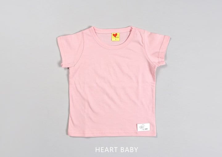 Heart Baby - Korean Children Fashion - #Kfashion4kids - Heart Short Sleeve Tee - 11