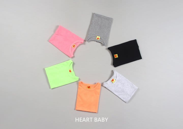 Heart Baby - Korean Children Fashion - #childofig - Layered Color Long Sleeveless Tee - 2