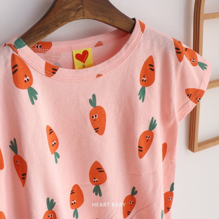 Heart Baby - Korean Children Fashion - #childrensboutique - Carrot Short Sleeve Body Suit - 9