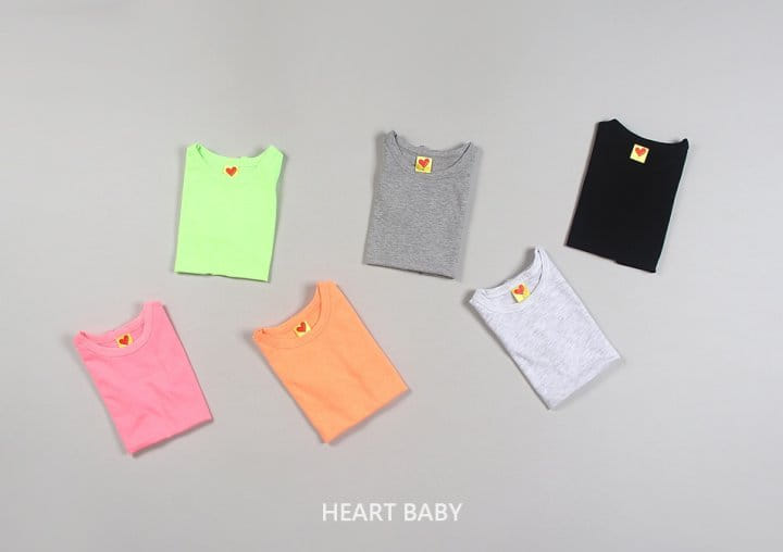 Heart Baby - Korean Children Fashion - #childrensboutique - Layered Color Long Sleeveless Tee - 3