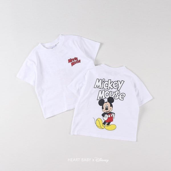 Heart Baby - Korean Children Fashion - #designkidswear - M & M  Short Sleeve Tee  - 8