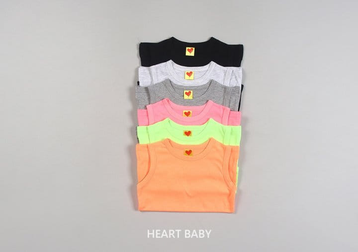 Heart Baby - Korean Children Fashion - #childrensboutique - Layered Color Long Sleeveless Tee - 4