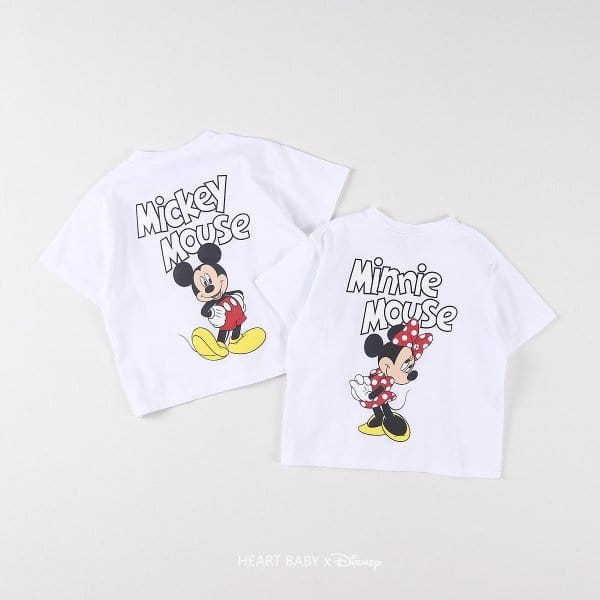 Heart Baby - Korean Children Fashion - #discoveringself - M & M Mom Dad Short Sleeve Tee  - 10