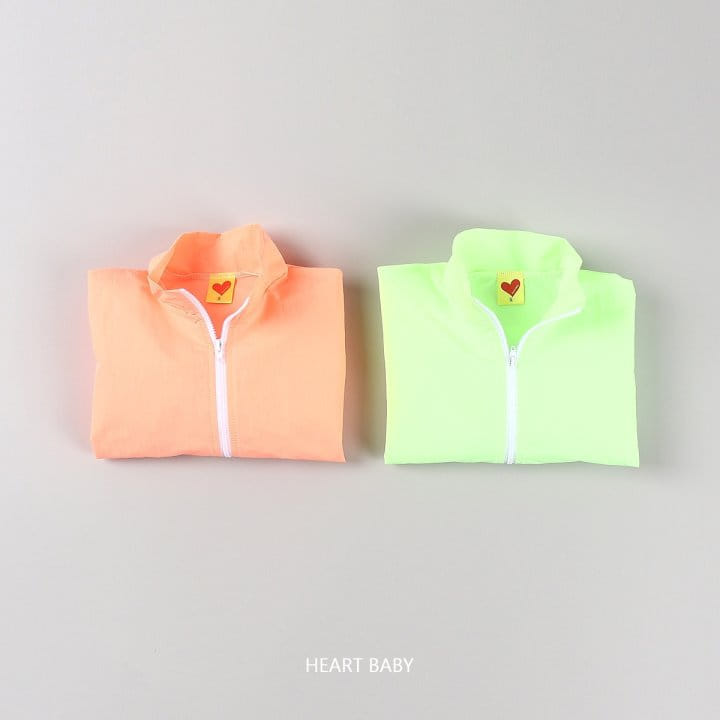 Heart Baby - Korean Children Fashion - #fashionkids - Neon Windbreaker Jumper - 6