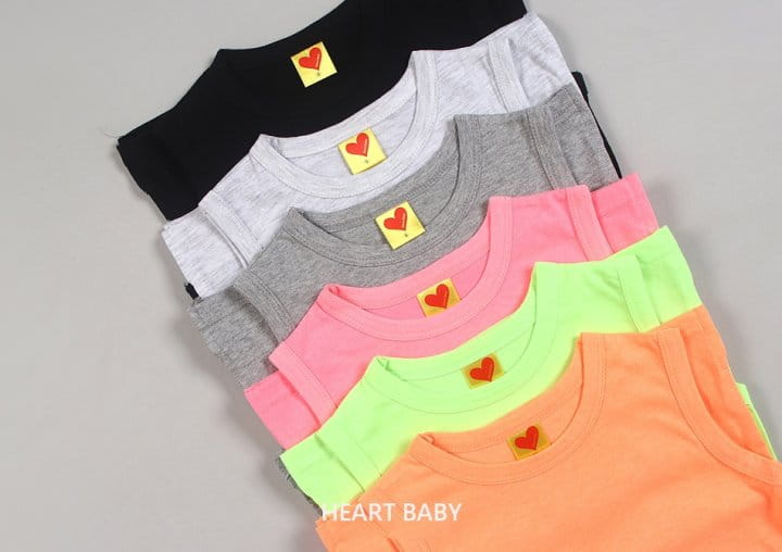 Heart Baby - Korean Children Fashion - #fashionkids - Layered Color Long Sleeveless Tee - 6