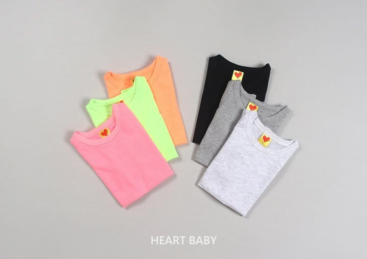 Heart Baby - Korean Children Fashion - #kidsshorts - Layered Color Long Sleeveless Tee - 7