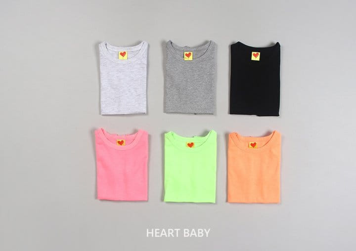 Heart Baby - Korean Children Fashion - #stylishchildhood - Layered Color Long Sleeveless Tee