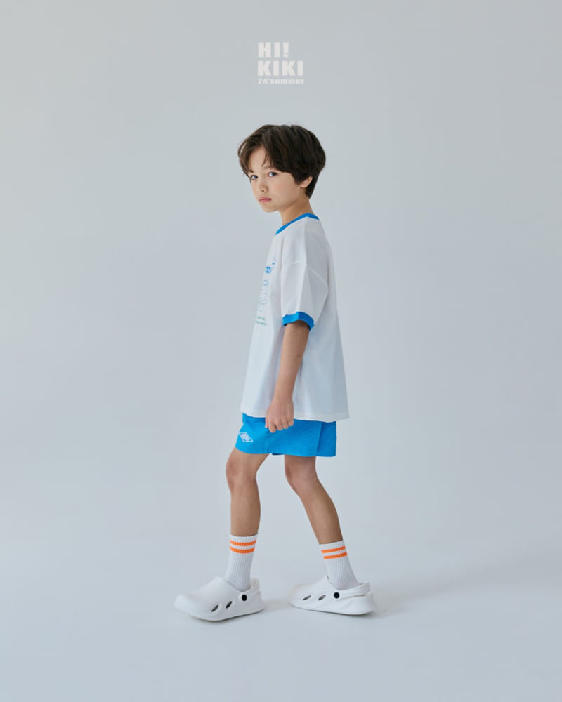 Hikiki - Korean Children Fashion - #discoveringself - Blue Summer Tee - 11