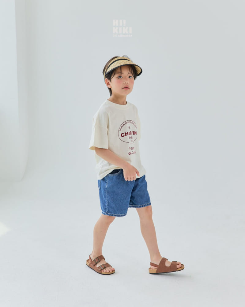 Hikiki - Korean Children Fashion - #kidsshorts - Washing Denim Shorts - 3