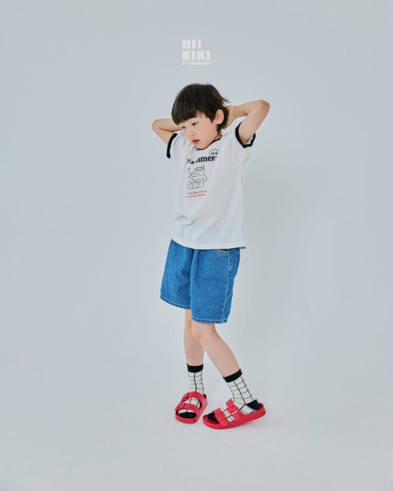 Hikiki - Korean Children Fashion - #minifashionista - Blue Summer Tee - 5