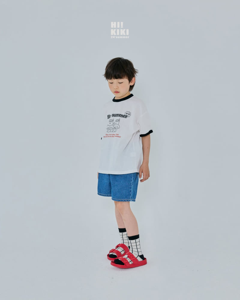 Hikiki - Korean Children Fashion - #prettylittlegirls - Blue Summer Tee - 6