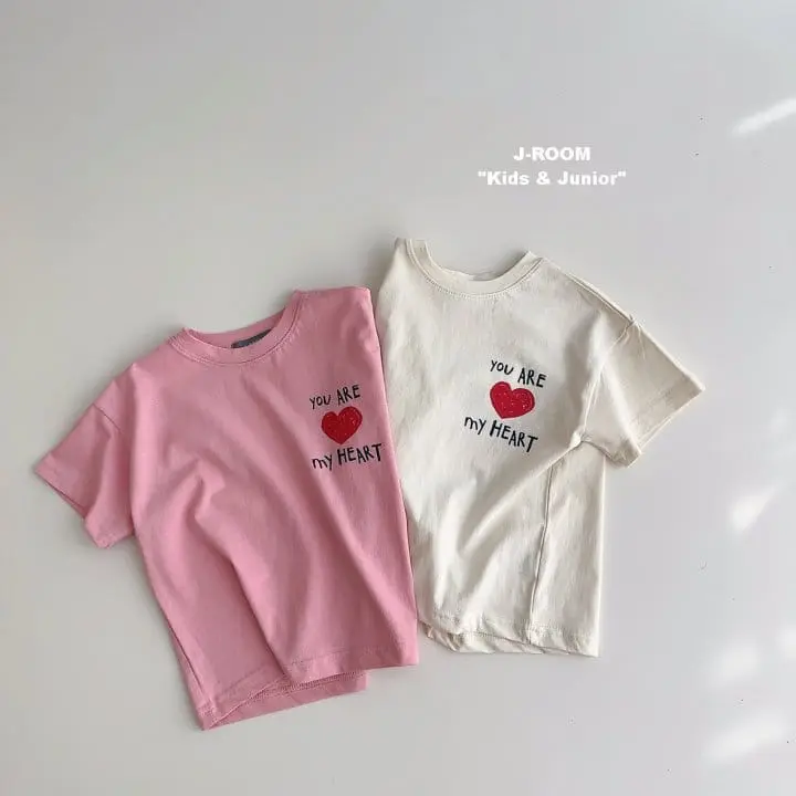 J-Room - Korean Children Fashion - #Kfashion4kids - My Heart Paint Tee - 3