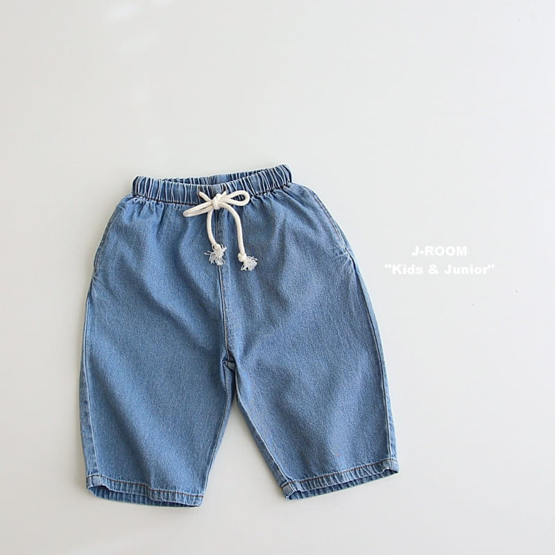 J-Room - Korean Children Fashion - #childofig - String Denim Cropped Shorts - 9