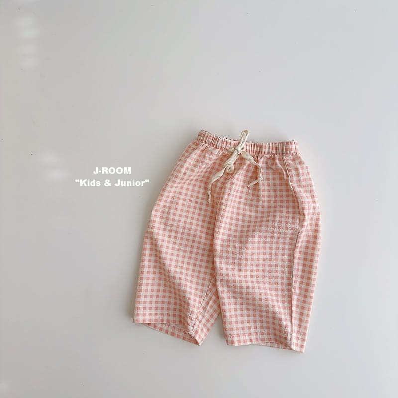 J-Room - Korean Children Fashion - #childofig - Bio Check Cropped Shorts - 7