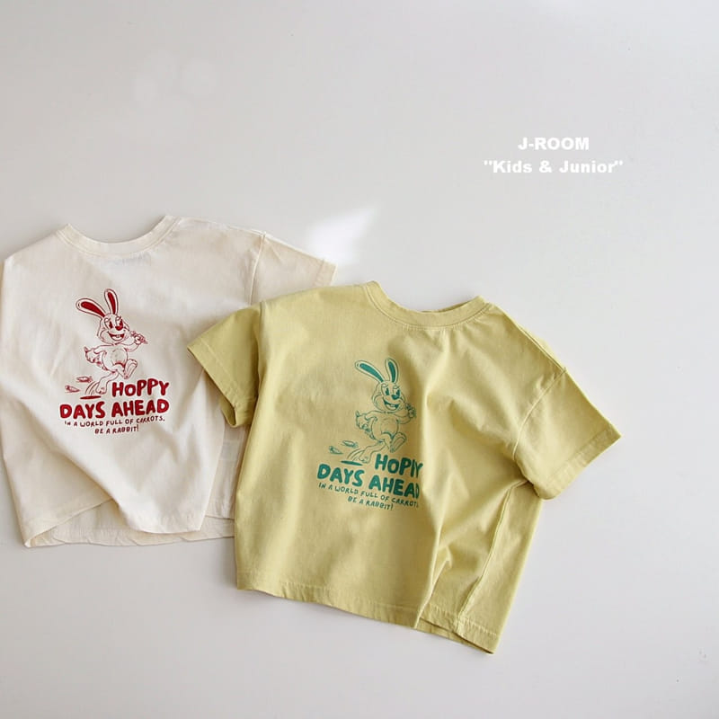 J-Room - Korean Children Fashion - #childofig - Rabbit Paint Tee - 2