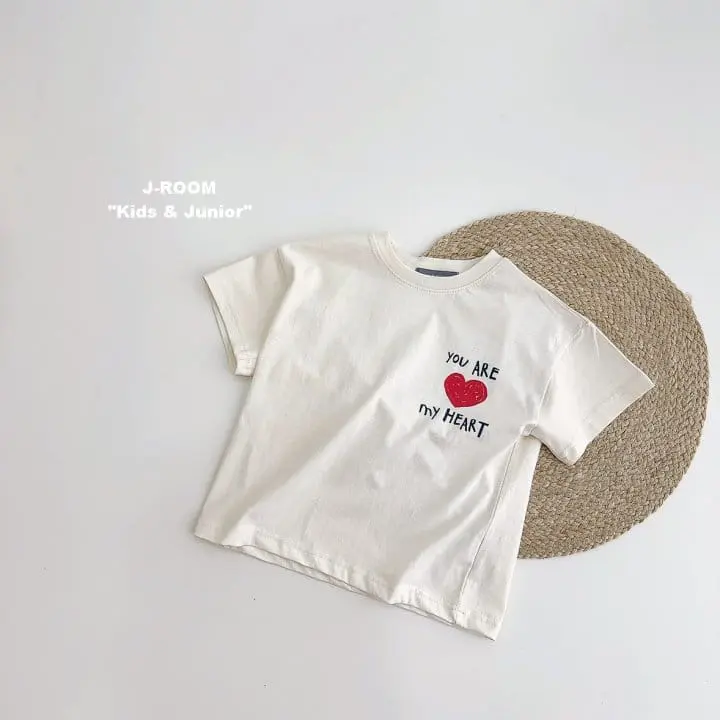 J-Room - Korean Children Fashion - #childofig - My Heart Paint Tee - 11