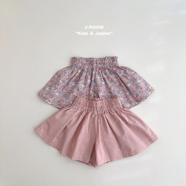 J-Room - Korean Children Fashion - #designkidswear - Shirring Wrinkle Skirt Pants - 2