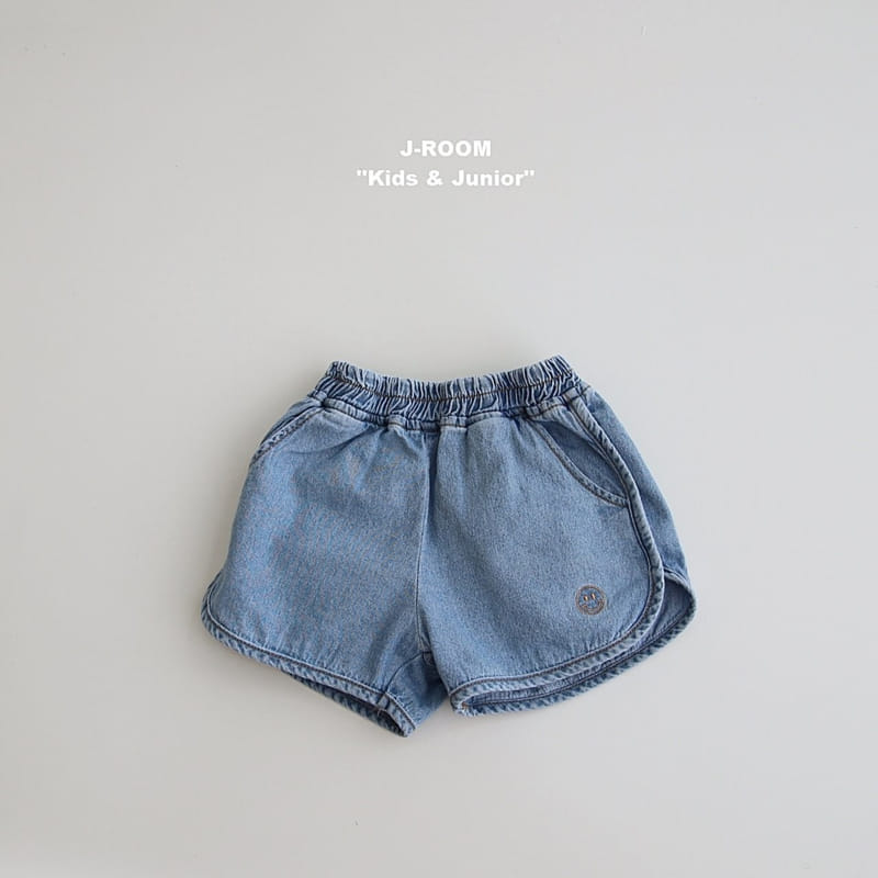 J-Room - Korean Children Fashion - #discoveringself - Piping Embroidery Denim Pants