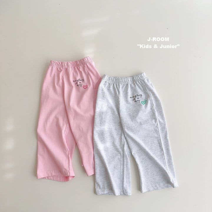 J-Room - Korean Children Fashion - #fashionkids - Heart Wide Pants