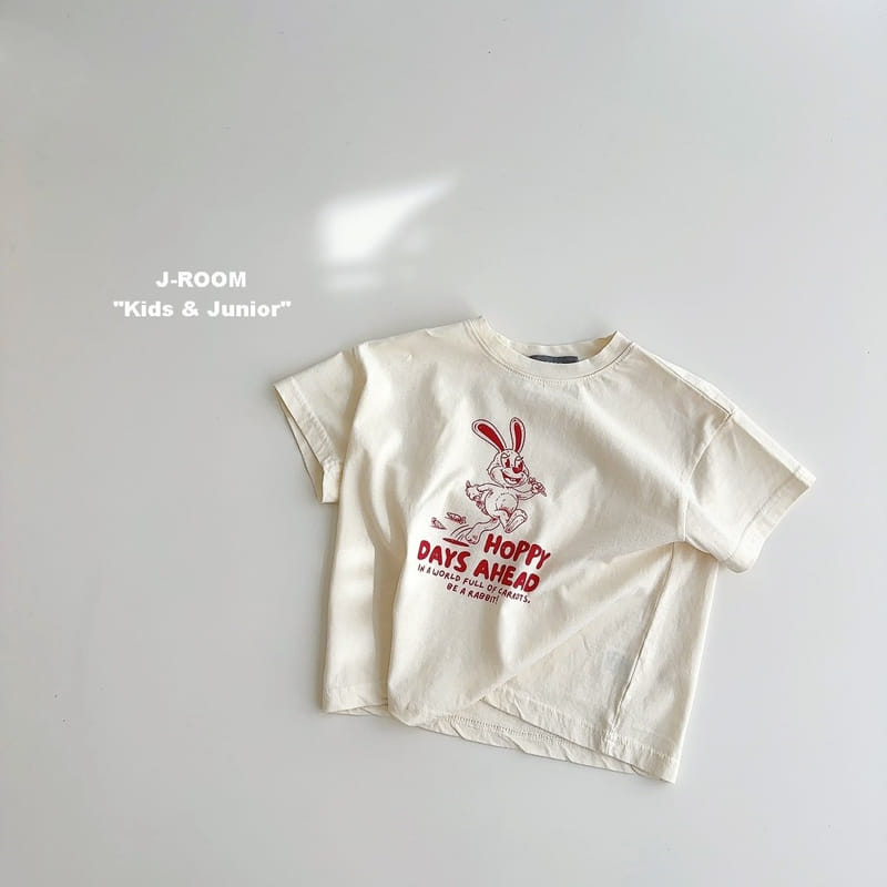 J-Room - Korean Children Fashion - #kidsstore - Rabbit Paint Tee - 8