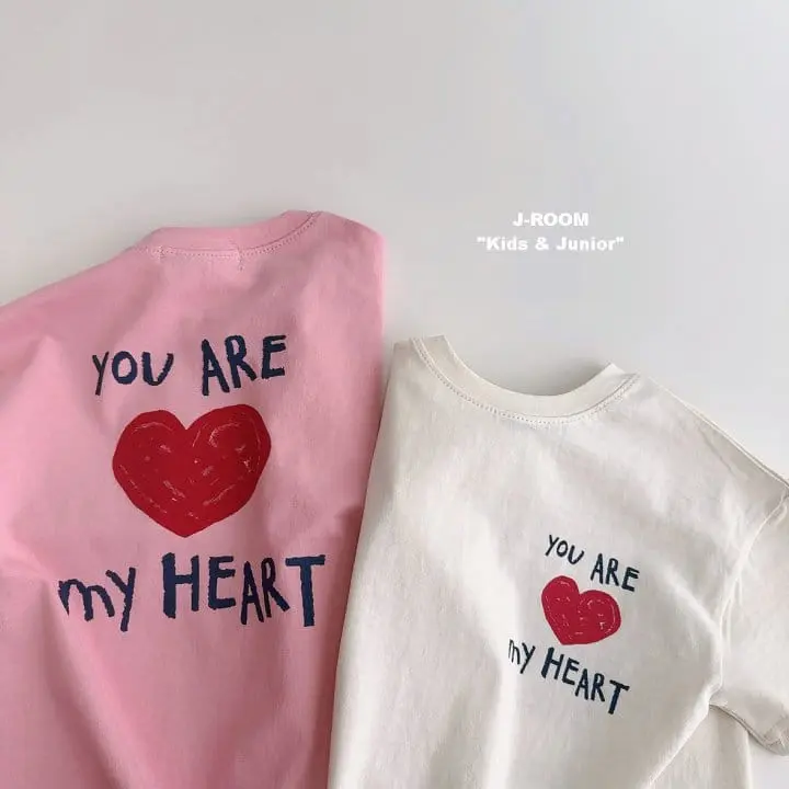 J-Room - Korean Children Fashion - #kidzfashiontrend - My Heart Paint Tee - 2